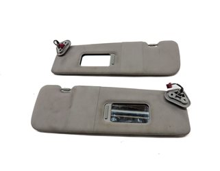 Thumbnail 4: 12-19 BMW 640i 650i M6 (F06 F12) FRONT LEFT & RIGHT SUN VISOR SHADE SET (Grey)