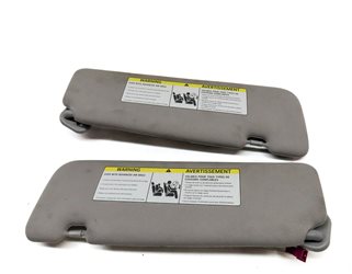 Thumbnail 5: 12-19 BMW 640i 650i M6 (F06 F12) FRONT LEFT & RIGHT SUN VISOR SHADE SET (Grey)