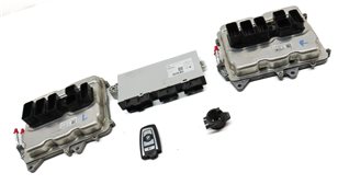 Thumbnail 3: 2014 BMW 650i GRAN COUPE (F06) 4.4L TURBO (N63) ECM CAS 4 FOB CONTROL MODULE SET