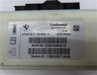 Thumbnail 4: 2014 BMW 650i GRAN COUPE (F06) SRS BAGG CRASH IMPACT CONTROL MODULE COMPUTER