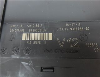 Thumbnail 4: 2014 BMW 650i GRAN COUPE (F06) MAIN PRIMARY BODY CONTROL MODULE BCM