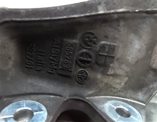 Thumbnail 6: 2013-2019 BMW 640i 650i (F06) GRAN COUPE SEDAN REAR RIGHT SPINDLE KNUCKLE HUB