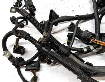 Thumbnail 10: 2014 BMW 650i GRAN COUPE (F06) 4.4L TURBO (N63) ENGINE MOTOR WIRE WIRING HARNESS