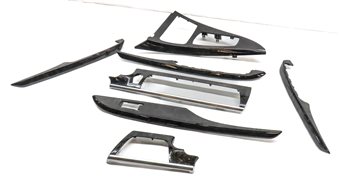 14 BMW 650i GRAN COUPE (F06) DASH CONSOLE FRONT/REAR DOOR TRIM SET(Poplar Wood)
