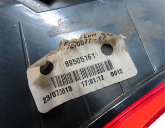 Thumbnail 6: 12-19 BMW 640i 650i M6 ///M (F06 F12 F13) LEFT DRIVER TAILLIGHT BRAKE LIGHT LAMP