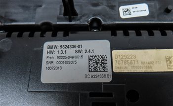Thumbnail 7: 12-19 BMW 640i 650i M6 ///M (F06 F12 F13) FRONT HEATER A/C TEMPERATURE CONTROL