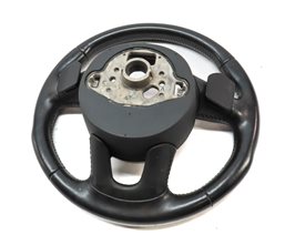 Thumbnail 5: 13-17 AUDI Q5 Q7 SQ5 B8 8R 4M 3 SPOKE STEERING WHEEL w/ SWITCH BUTTONS & PADDLES