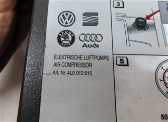Thumbnail 4: 2014 AUDI Q5 (B8 8R) 2.0L HYBRID (CHJA) EMERGENCY SPARE TIRE AIR PUMP COMPRESSOR