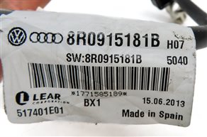 Thumbnail 6: 2014 AUDI Q5 (B8 8R) 2.0L HYBRID (CHJA) ENGINE NEGATIVE BATTERY CABLE