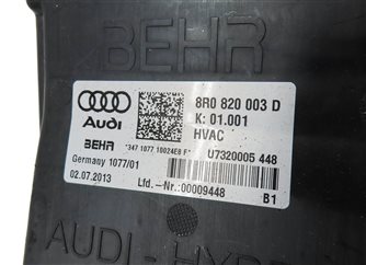Thumbnail 8: 2014 AUDI Q5 (B8 8R) 2.0L (CHJA) ENGINE HYBRID COOLING MOTOR CONDENSER w/HOUSING