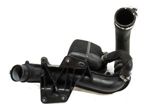 Thumbnail 2: 14 AUDI Q5 (B8 8R) 2.0L HYBRID CHJA INTERCOOLER PRESSURE PIPE HOSE w/DAMPER BOX