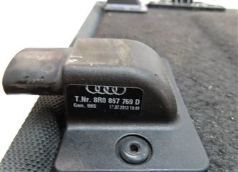 Thumbnail 8: AUDI 09-17 Q5 14-17 SQ5 (B8 8R) REAR TRUNK PRIVACY LUGGAGE CARGO COVER (Black)