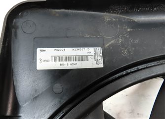 Thumbnail 8: 2009-2017 AUDI A4 A5 Q5 S4 (B8 8T 8R) RIGHT SIDE RADIATOR COOLING FAN MOTOR
