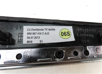 Thumbnail 20: 2014 AUDI Q5 (B8 8R) INTERIOR DASH CONSOLE FRONT REAR DOOR TRIM SET/6(Ash Grain)