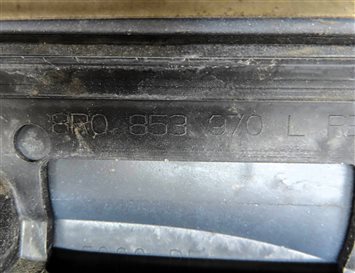 Thumbnail 7: 2014 AUDI Q5 (B8 8R) REAR RIGHT EXTERIOR LOWER DOOR TRIM MOULDING(White)