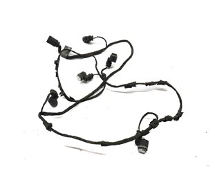 Thumbnail 2: 2011 BMW 740i (F02) FRONT PARK ASSIST PDC SENSOR SET/4 w/HARNESS (White)