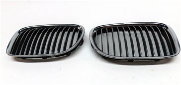 Thumbnail 2: 09-12 BMW 740i 750i 760i B7 (F01 F02 F04) FRONT GRILLES w/o NIGHT VISION CAMERA