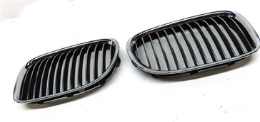 Thumbnail 3: 09-12 BMW 740i 750i 760i B7 (F01 F02 F04) FRONT GRILLES w/o NIGHT VISION CAMERA
