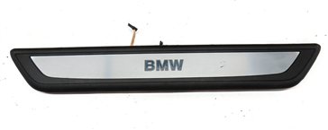 Thumbnail 4: 11 BMW 740i (F02) FRONT & REAR / LEFT & RIGHT LIGHTED DOOR SILL SCUFF TRIM SET/4
