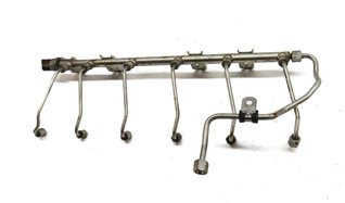 Thumbnail 5: 2011 BMW 740i (F02) 3.0L TURBO (N54) ENGINE FUEL RAIL w/LINES