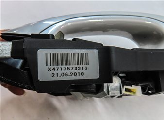 Thumbnail 6: 09-15 BMW 740i 750i 760i (F01 F02 F04) RIGHT FRONT EXTERIOR DOOR HANDLE (White)