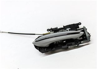 Thumbnail 3: 09-15 BMW 740i 750i 760i (F01 F02 F04) LEFT REAR EXTERIOR DOOR HANDLE(White)