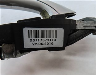 Thumbnail 7: 09-15 BMW 740i 750i 760i (F01 F02 F04) LEFT REAR EXTERIOR DOOR HANDLE(White)
