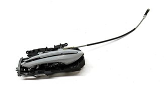 Thumbnail 2: 09-15 BMW 740i 750i 760i (F01 F02 F04) RIGHT FRONT EXTERIOR DOOR HANDLE (White)