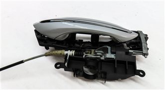 Thumbnail 4: 09-15 BMW 740i 750i 760i (F01 F02 F04) RIGHT FRONT EXTERIOR DOOR HANDLE (White)