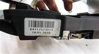 Thumbnail 6: 09-15 BMW 740i 750i 760i (F01 F02 F04) RIGHT FRONT EXTERIOR DOOR HANDLE (White)