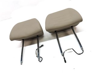 Thumbnail 3: 2011 BMW 740i (F02) FRONT LEFT DRIVER & RIGHT PASSENGER HEADREST SET/2(Oyster)