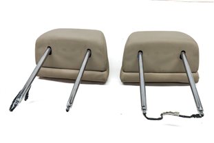 Thumbnail 6: 2011 BMW 740i (F02) FRONT LEFT DRIVER & RIGHT PASSENGER HEADREST SET/2(Oyster)