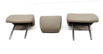 Thumbnail 2: 2011 BMW 740i (F02) REAR LEFT/CENTER/RIGHT HEADREST HEAD REST SET/3 (Oyster)