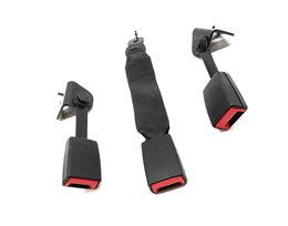 Thumbnail 3: 2011 BMW 740i (F02) REAR LEFT/CENTER/RIGHT SEAT BELT BUCKLE RECEIVER SET/3 BLACK