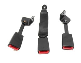 Thumbnail 4: 2011 BMW 740i (F02) REAR LEFT/CENTER/RIGHT SEAT BELT BUCKLE RECEIVER SET/3 BLACK