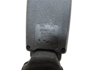 Thumbnail 8: 2011 BMW 740i (F02) REAR LEFT/CENTER/RIGHT SEAT BELT BUCKLE RECEIVER SET/3 BLACK
