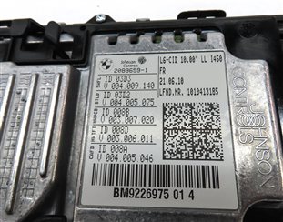 Thumbnail 6: 2009-2012 BMW 740i 750i 760i (F01) GPS NAVIGATION INFO DISPLAY SCREEN (10.25")