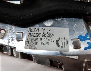 Thumbnail 5: 09-12 BMW 740i 750i 760i B7 (F01) LEFT SIDE REAR TRUNK LID TAILLIGHT LIGHT LAMP