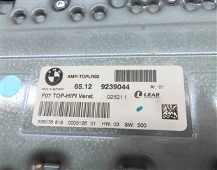 Thumbnail 5: 2011 BMW 740i (F02) RADIO STEREO SOUND SYSTEM AMPLIFIER AMP