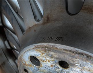 Thumbnail 12: 09-17 BMW 535iGT 550iGT 740i 750i 760i (F01 F10) 19x9.5 ALUMINUM SPOKE WHEEL RIM