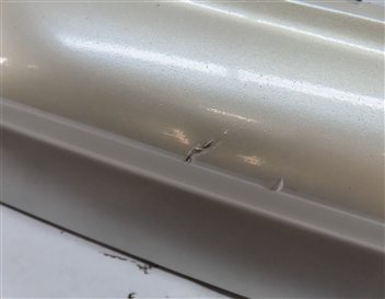 Thumbnail 7: 2011 BMW 740i (F02) REAR LOWER BUMPER EXHAUST VALANCE TRIM(White)