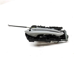 Thumbnail 2: 09-15 BMW 740i 750i 760i (F01 F02 F04) LEFT FRONT EXTERIOR DOOR HANDLE (White)
