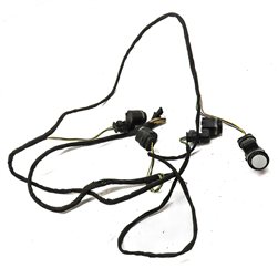 Thumbnail 3: 2011 BMW 740i (F02) REAR PARK ASSIST DISTANCE PDC SENSOR SET w/HARNESS (White)