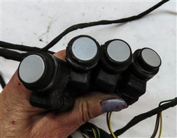 Thumbnail 4: 2011 BMW 740i (F02) REAR PARK ASSIST DISTANCE PDC SENSOR SET w/HARNESS (White)