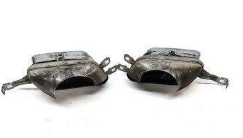 Thumbnail 4: 2011 BMW 740i (F02) REAR LEFT & RIGHT EXHAUST MUFFLER TIP SET/2 CHROME