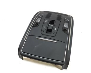 2012 AUDI A8 (D4 4H) FRONT CENTER ROOF PRIMARY DOME LIGHT w/ BUTTONS (Black)