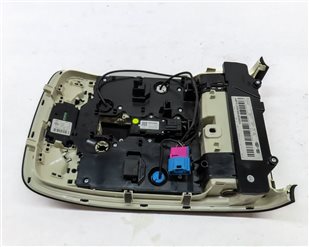Thumbnail 6: 2012 AUDI A8 (D4 4H) FRONT CENTER ROOF PRIMARY DOME LIGHT w/ BUTTONS (Black)