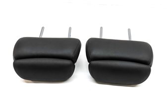 Thumbnail 4: 11-15 AUDI A8 S8 (D4 4H) REAR 2ND ROW LEFT & RIGHT SEAT HEADREST SET 2 (Black)