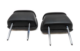 Thumbnail 6: 11-15 AUDI A8 S8 (D4 4H) REAR 2ND ROW LEFT & RIGHT SEAT HEADREST SET 2 (Black)