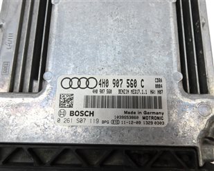 Thumbnail 4: 2011-2013 AUDI A8 (D4 4H) 4.2L CDRA V8 ENGINE CONTROL MODULE COMPUTER ECU ECM